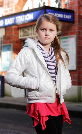 Youngster sister Lily Harvey played Shenice Quinn in EastEnders for around a year