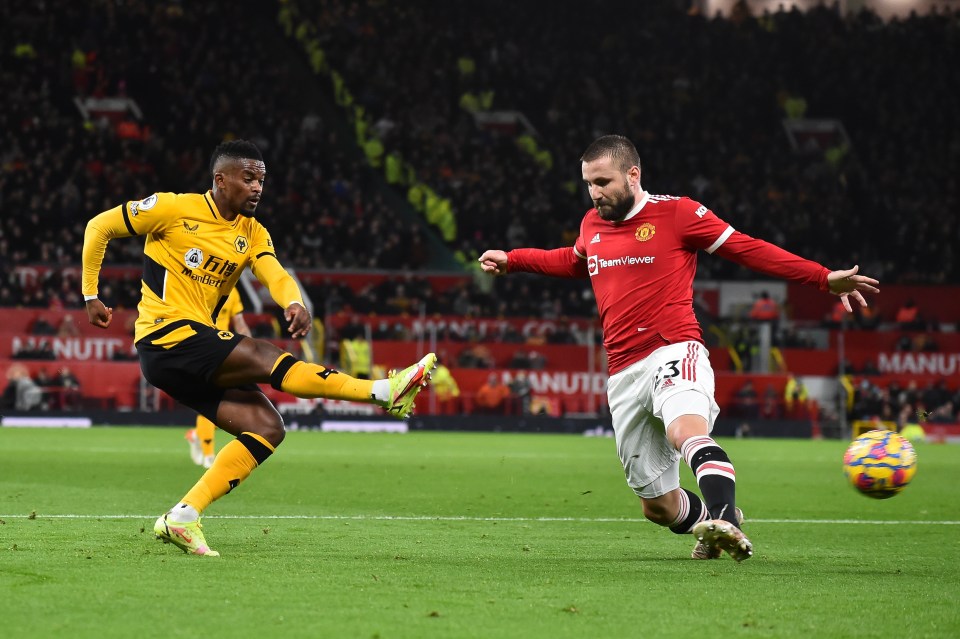 Wolves' Nelson Semedo had a lot of joy down Luke Shaw's flank at Old Trafford
