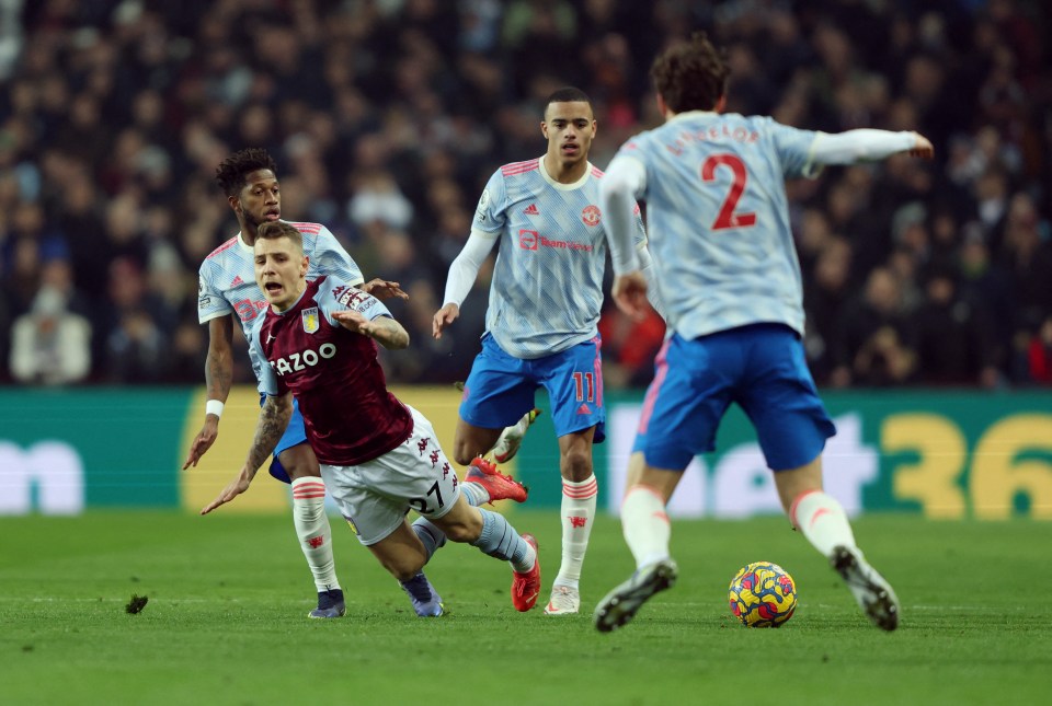 French left-back Lucas Digne impressed on his Villans debut after joining from Everton