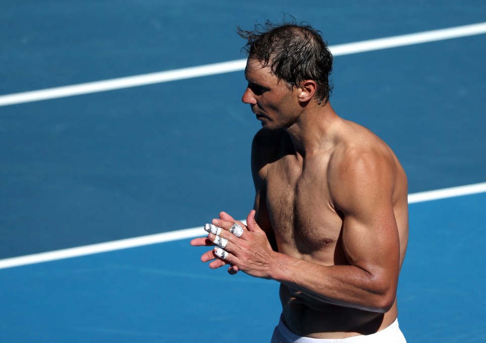 Rafael Nadal revealed he does not do weights in the gym