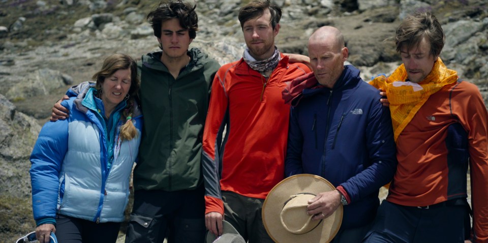 Max and his family while visiting Tibet, where Alex died in 2020