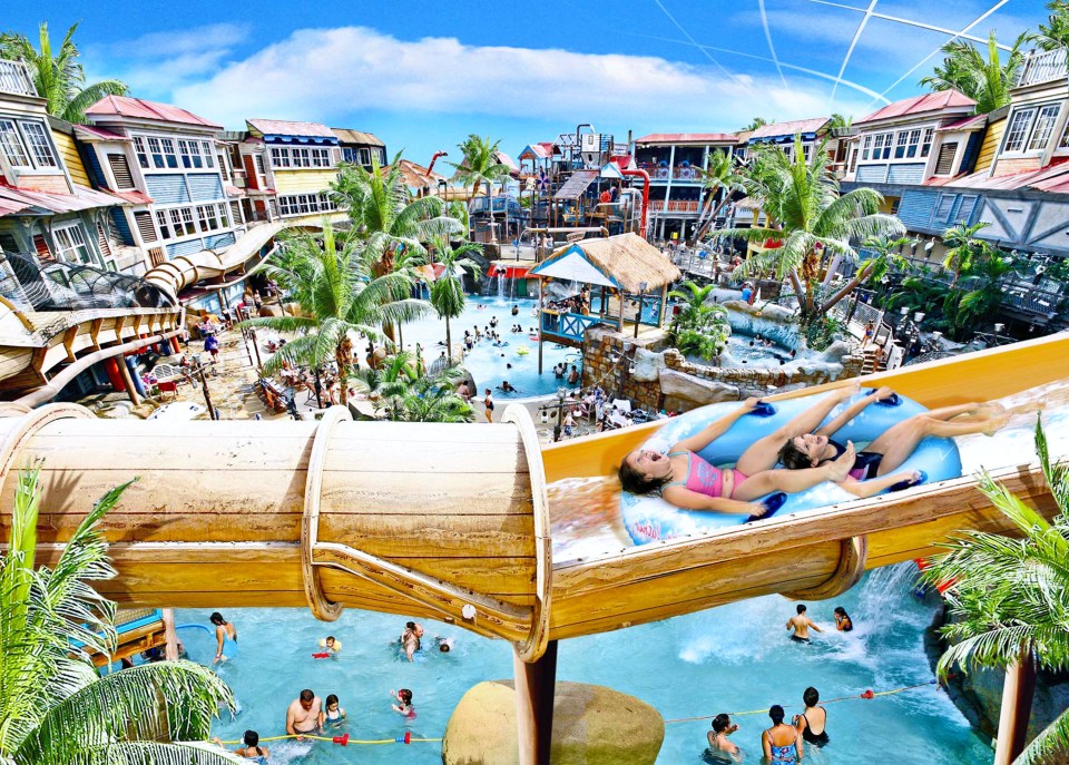 Families can enjoy an overnight stay at the resort and access to the waterpark
