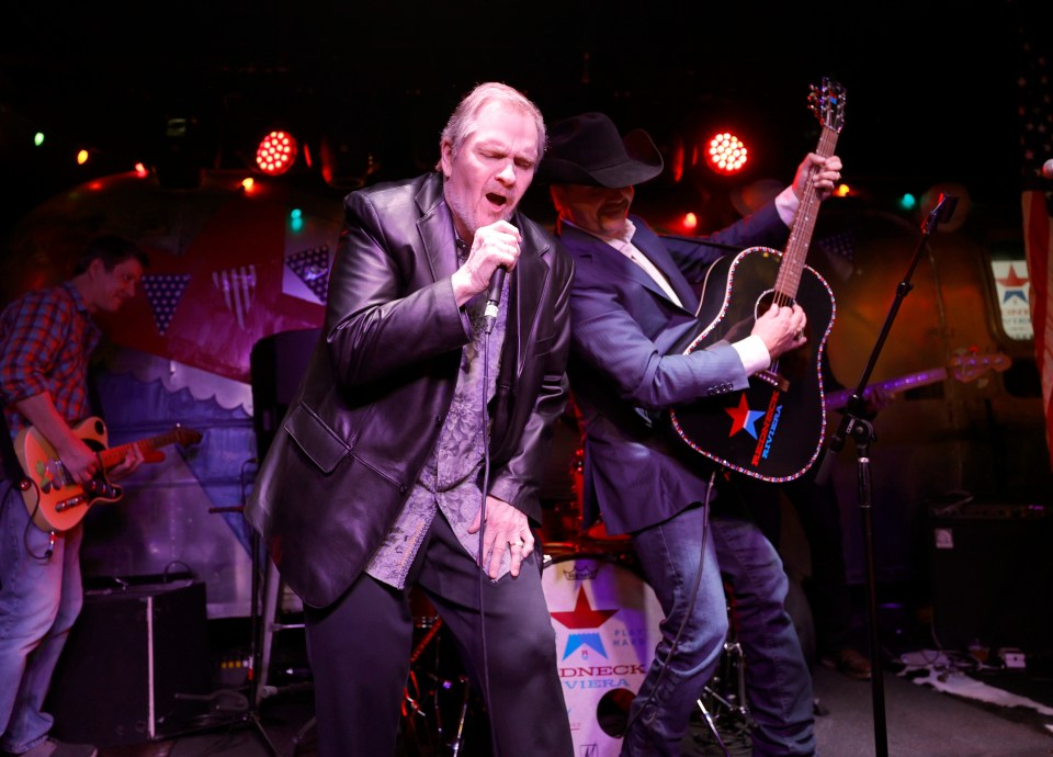 The last picture of Meat Loaf performing on stage in Nashville, Tennessee, last March
