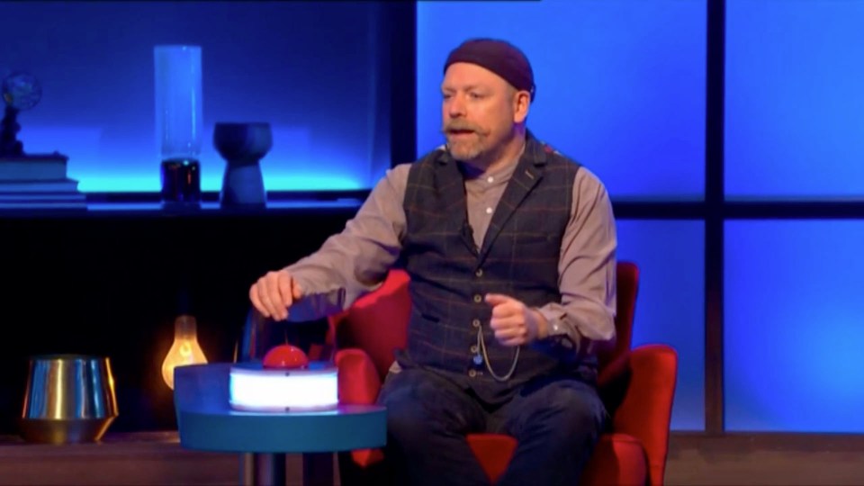 Comedian Rufus Hound was gutted to get a question wrong on House of Games and propelled a chair across the set
