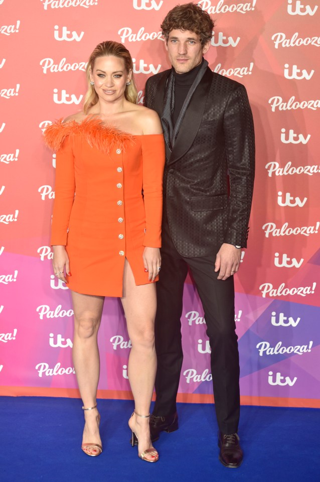 Kimberly with hubby Max at an ITV bash last year