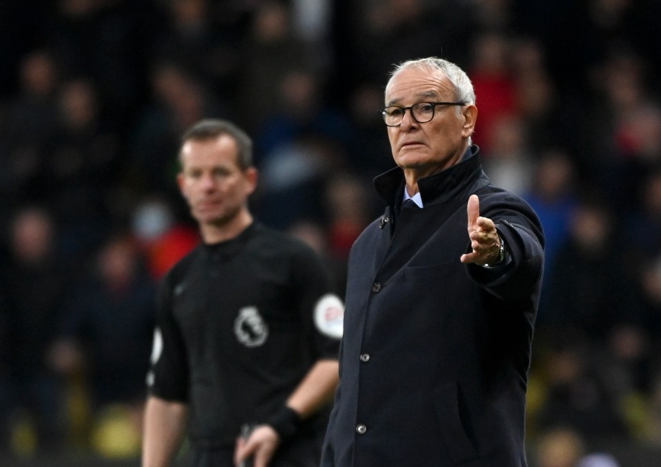 Claudio Ranieri was sacked by Watford on Sunday following the 3-0 defeat against Norwich