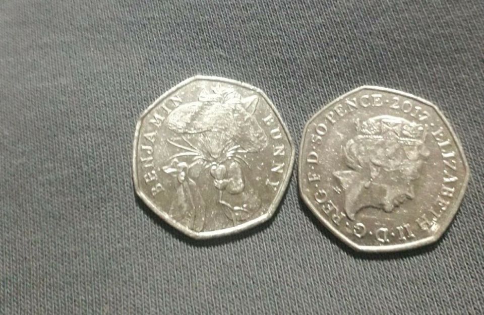 The seller placed another copy by the side of the rotated one to show how off center it was