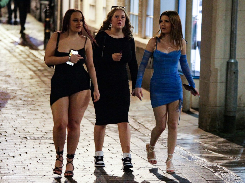 City centres were rammed again following the gale