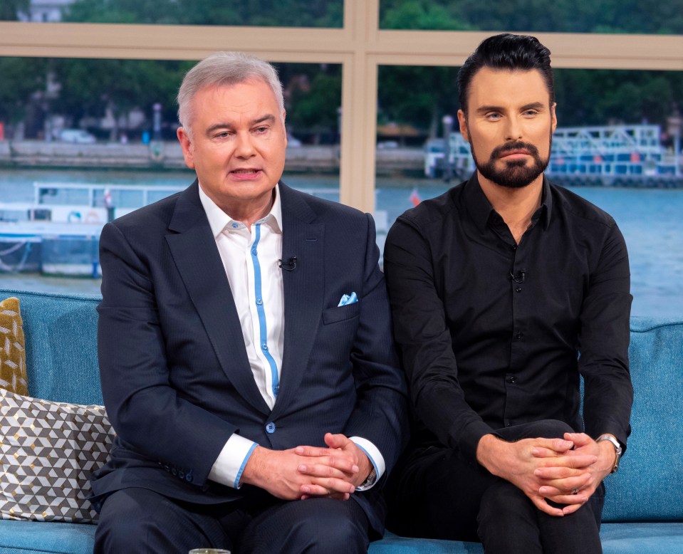 Eamonn Holmes came to his friend Rylan Clark's defence on Twitter