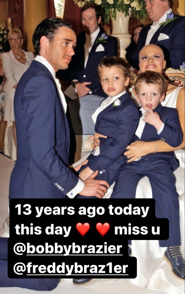 Jack told the boys he "missed them" with the sweet Instagram post