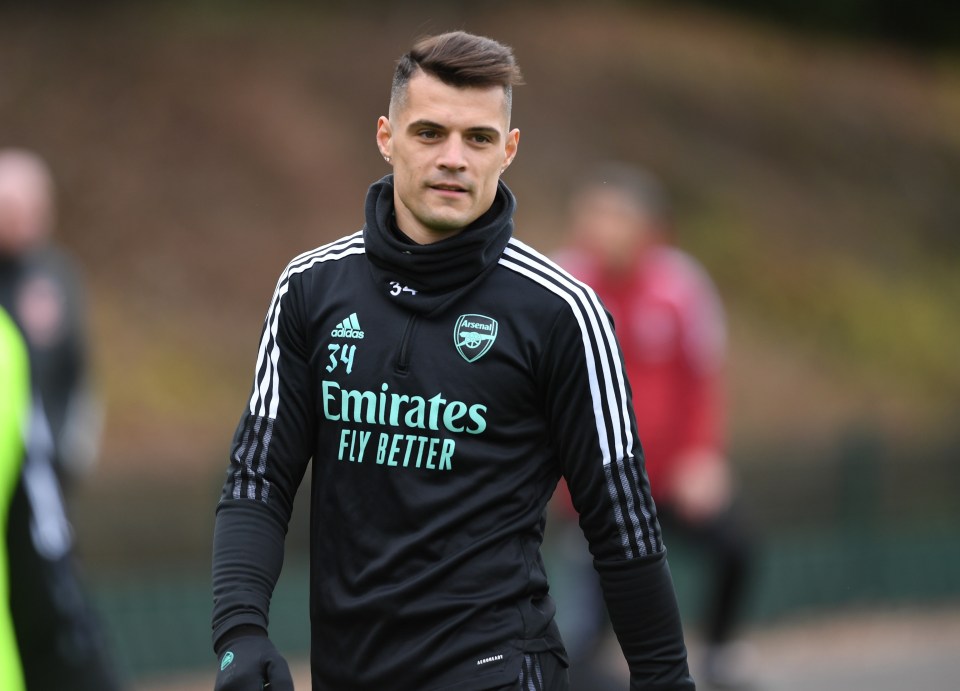 Arsenal midfielder Granit Xhaka remains a reported target for Roma