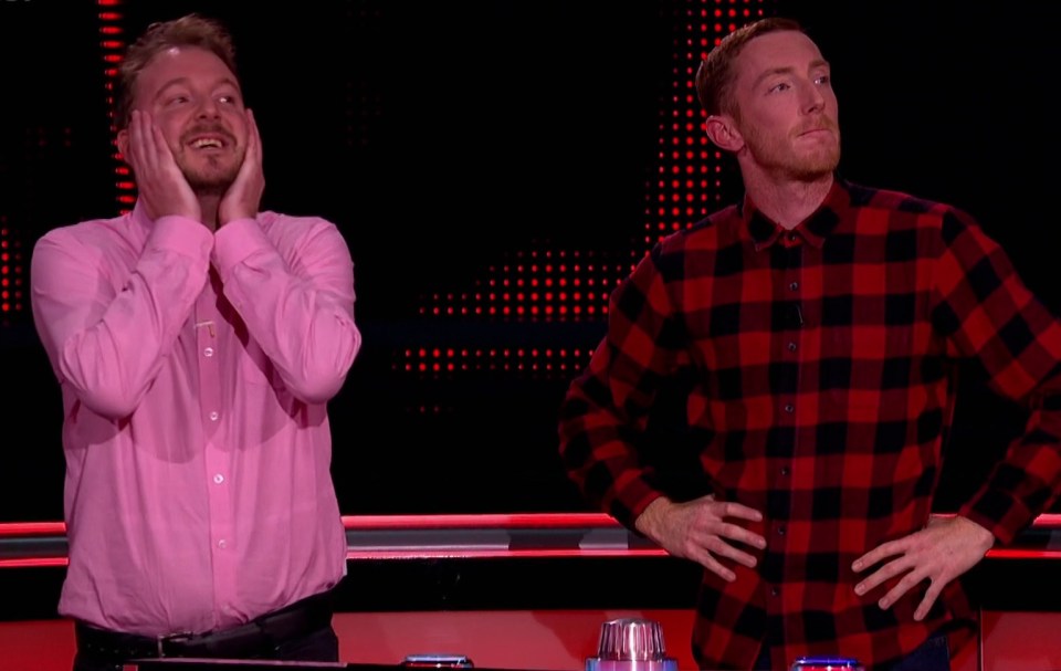 The two lads battled up to the £1million mark but their gamble failed