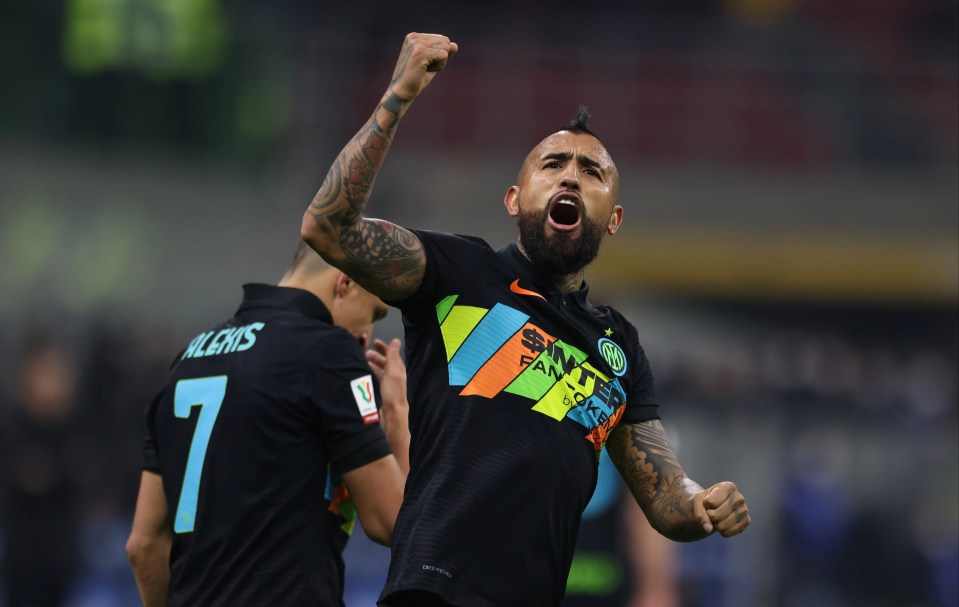 Vidal is set to leave Inter on a free in the summer