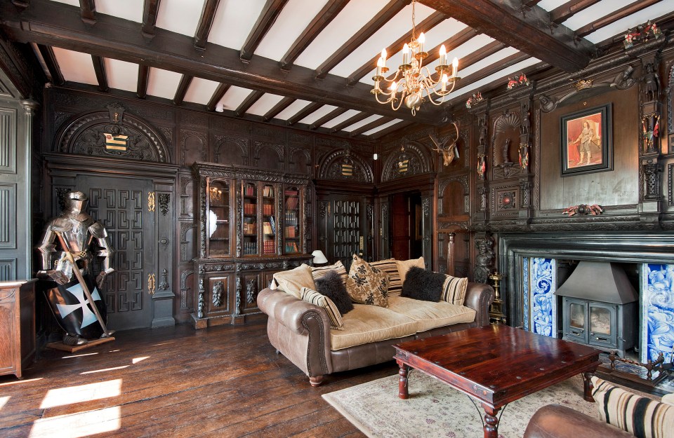 Inside, the castle has kept lots of its medieval charm