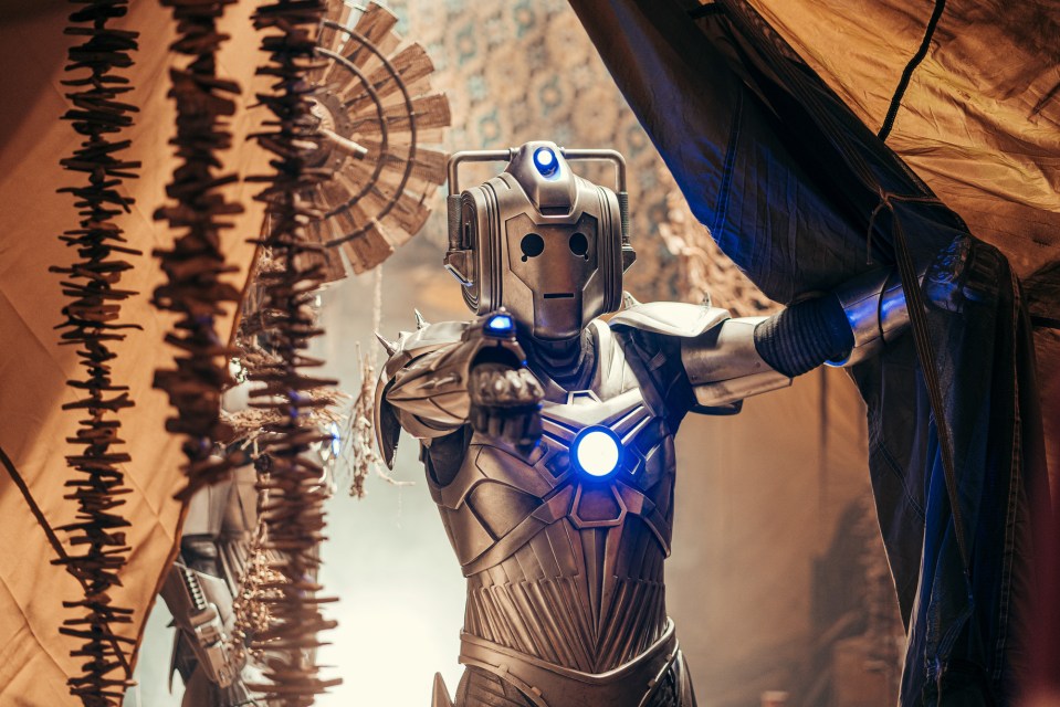 Gethin has played a Cyberman and a Dalek operator