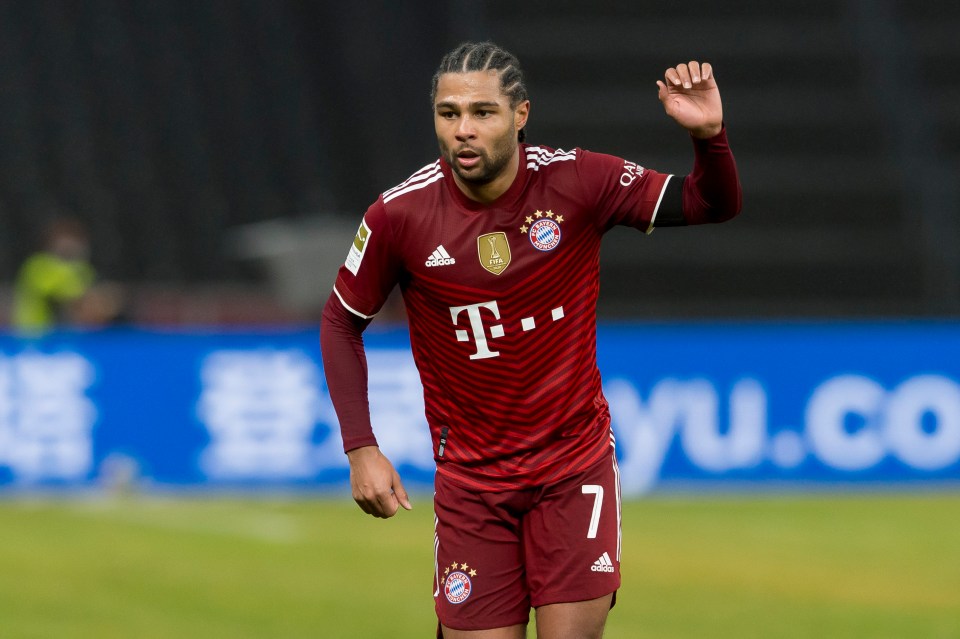 Serge Gnabry is wanted by Man Utd and Liverpool