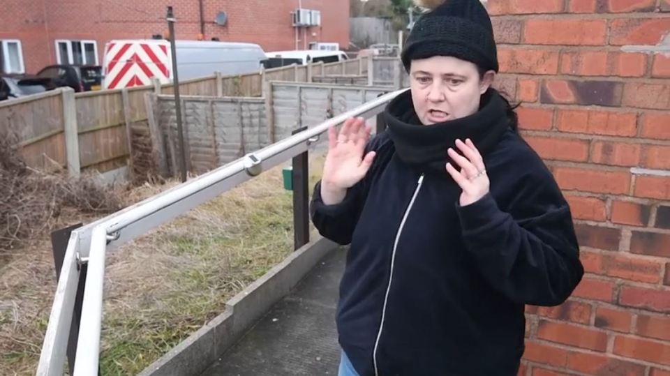 'There's a great big slope in the garden, I fell down that and was bitten by a rat'