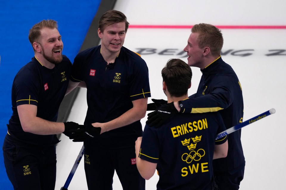 Sweden celebrate their historic gold
