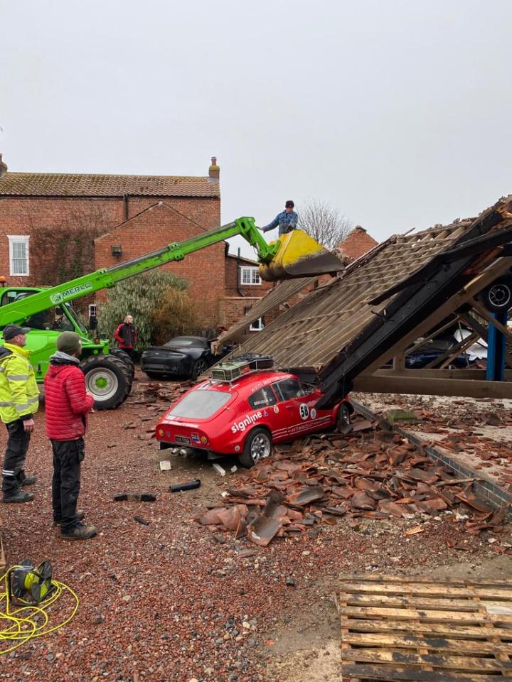 Ewen was terrified a member of staff could have been hurt in the collapse