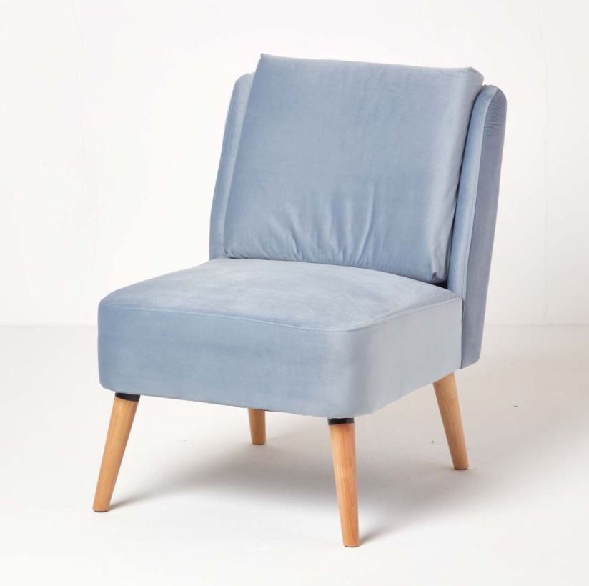 Save £55 on this Betsy velvet armchair that will add style and brighten any room