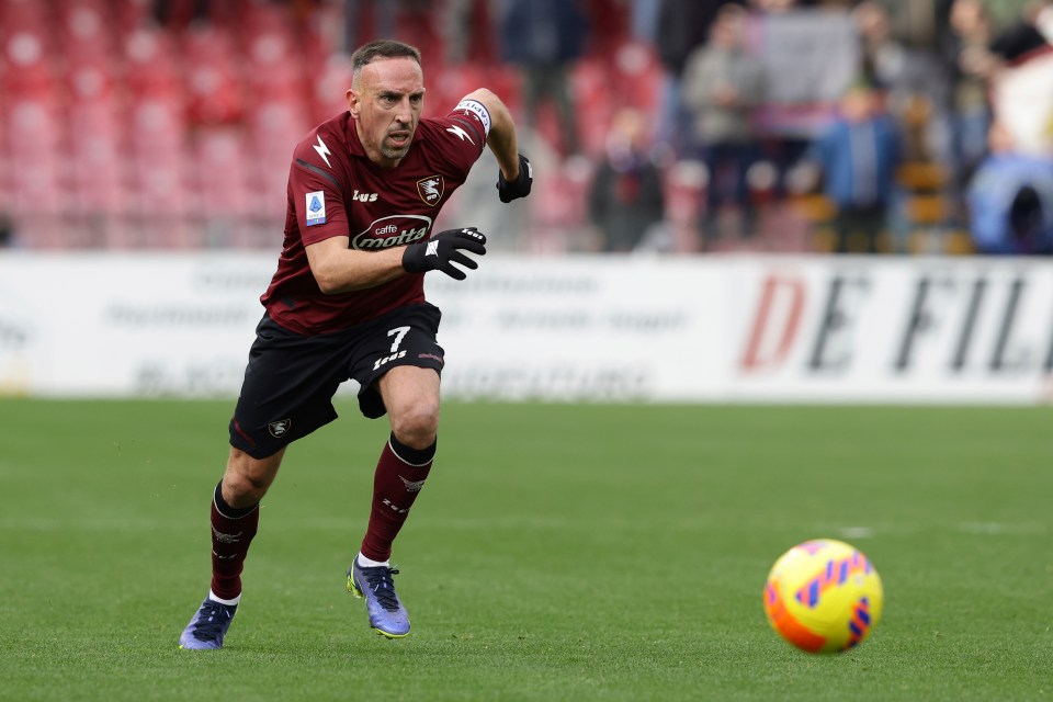 Franck Ribery has suffered a 'mild head injury' following a car crash, according to his club, Salernitana