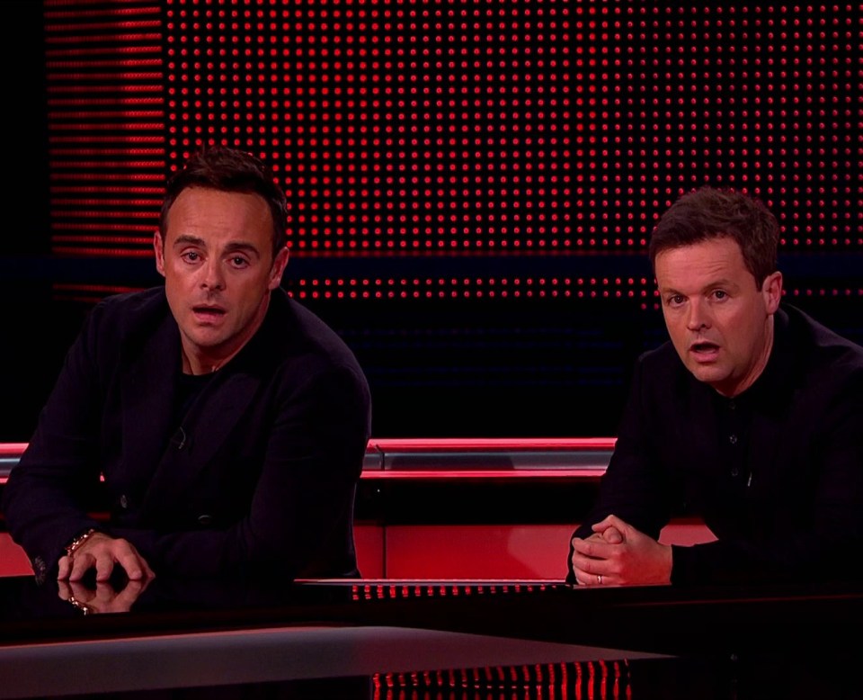 Ant and Dec looked horrified after two players lost a million tonight