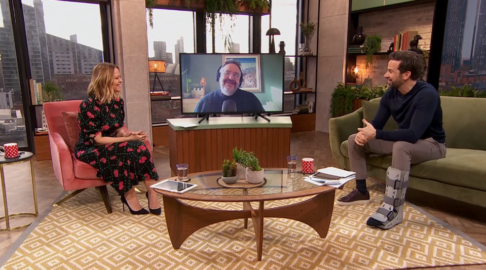 The presenter made the revelation during a chat with Mark Benton on Morning Live