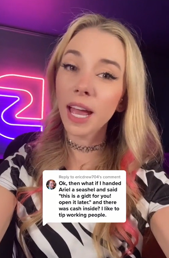 Ex-Disney princess Sarah Daniels shared a Tiktok video revealing why you should never tip Disney characters