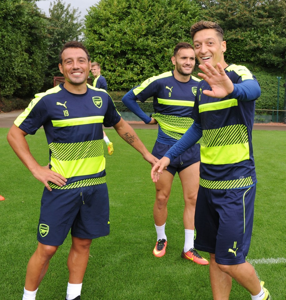 Santi Cazorla's Arsenal exit is said to have had a huge effect on Mesut Ozil's game