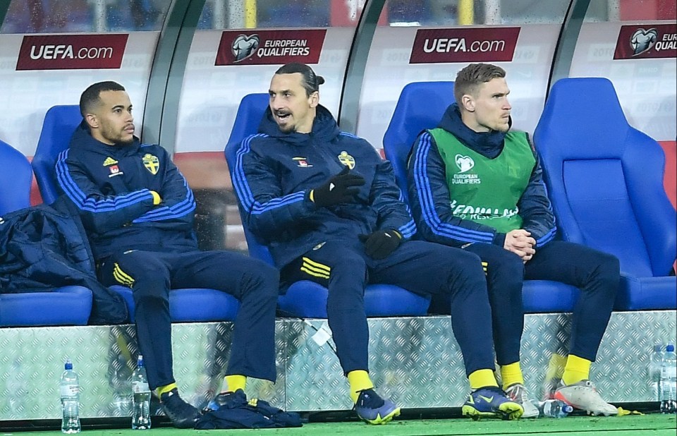 Zlatan Ibrahimovic, 40, barely made an impact as an 80th-minute sub