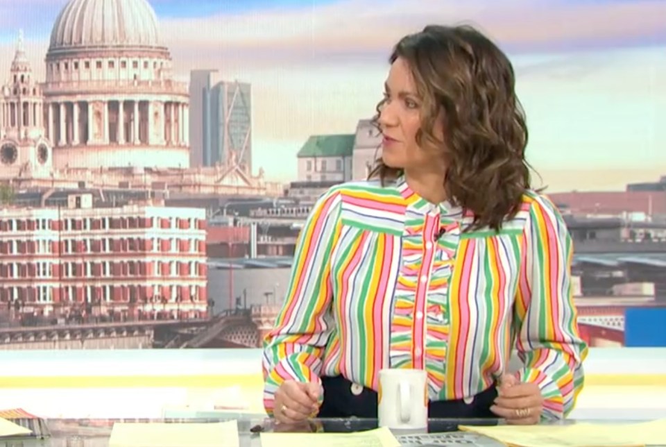 Susanna Reid was emotional about Tom Parker's death