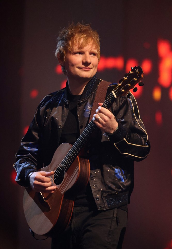 Ed Sheeran arrived in court this morning