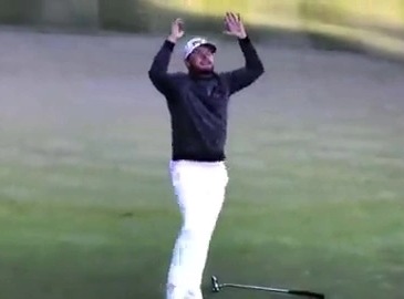 Tyrrell Hatton erupted in an X-rated rant after missing a putt - with hoards of amateur golfers feeling his pain