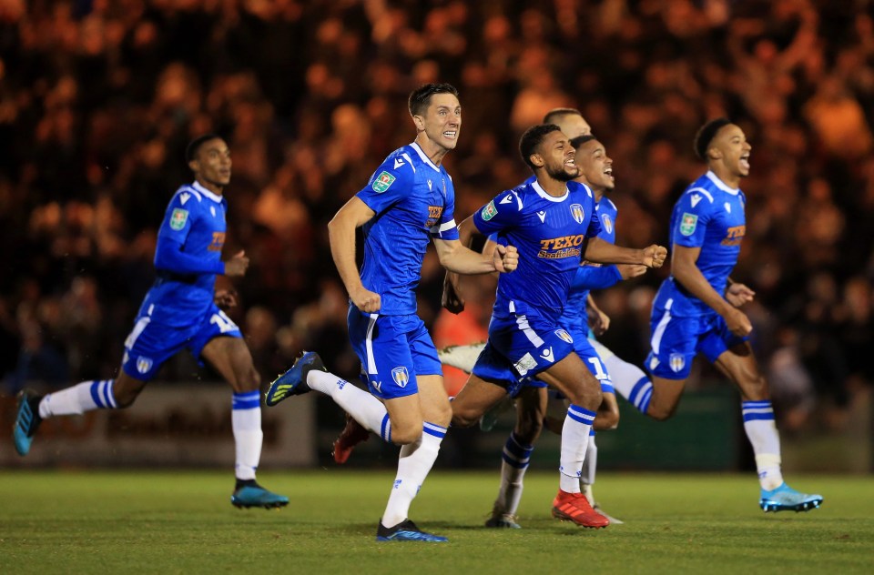 League Two Colchester knocked Spurs out of the Carabao Cup on penalties