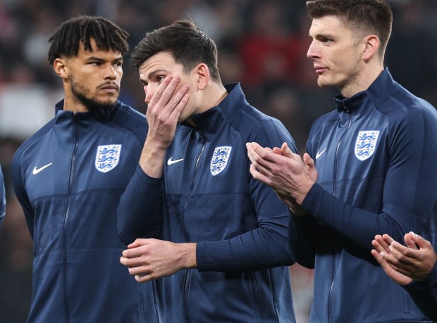 Maguire's team-mates have rallied around the defender after he was targetted