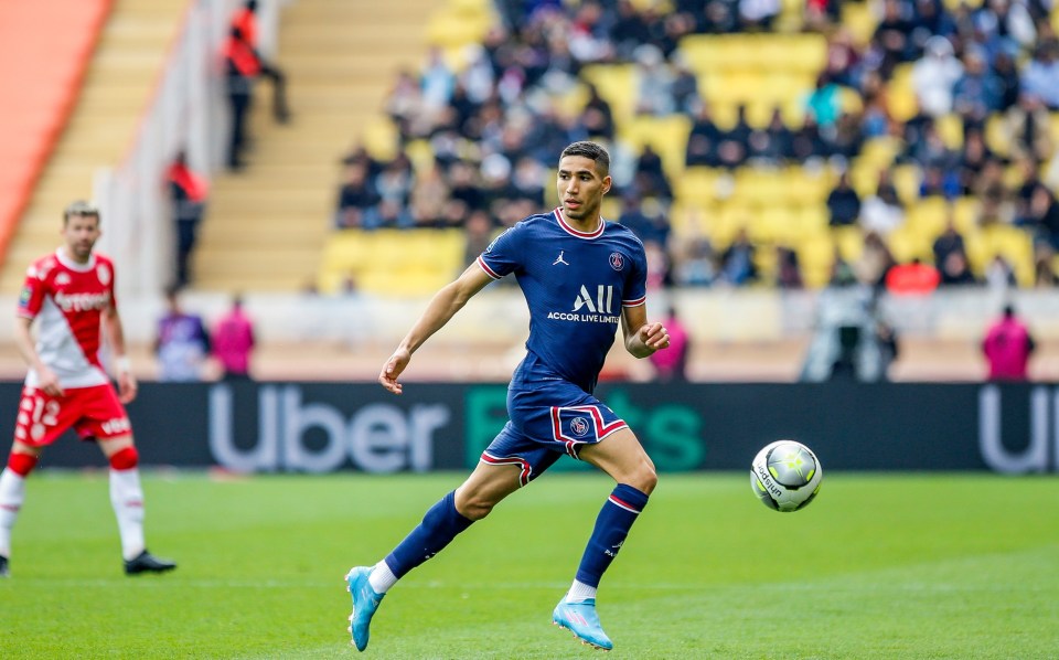 PSG ace Hakimi made Alves' list too