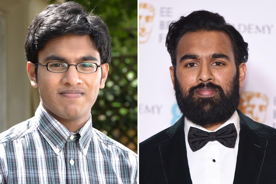 a man with glasses and a beard next to another man with a beard