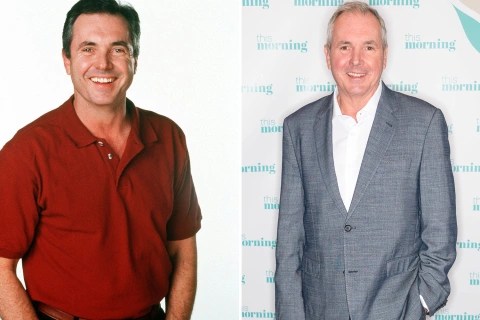 Karl Howman then and now.
