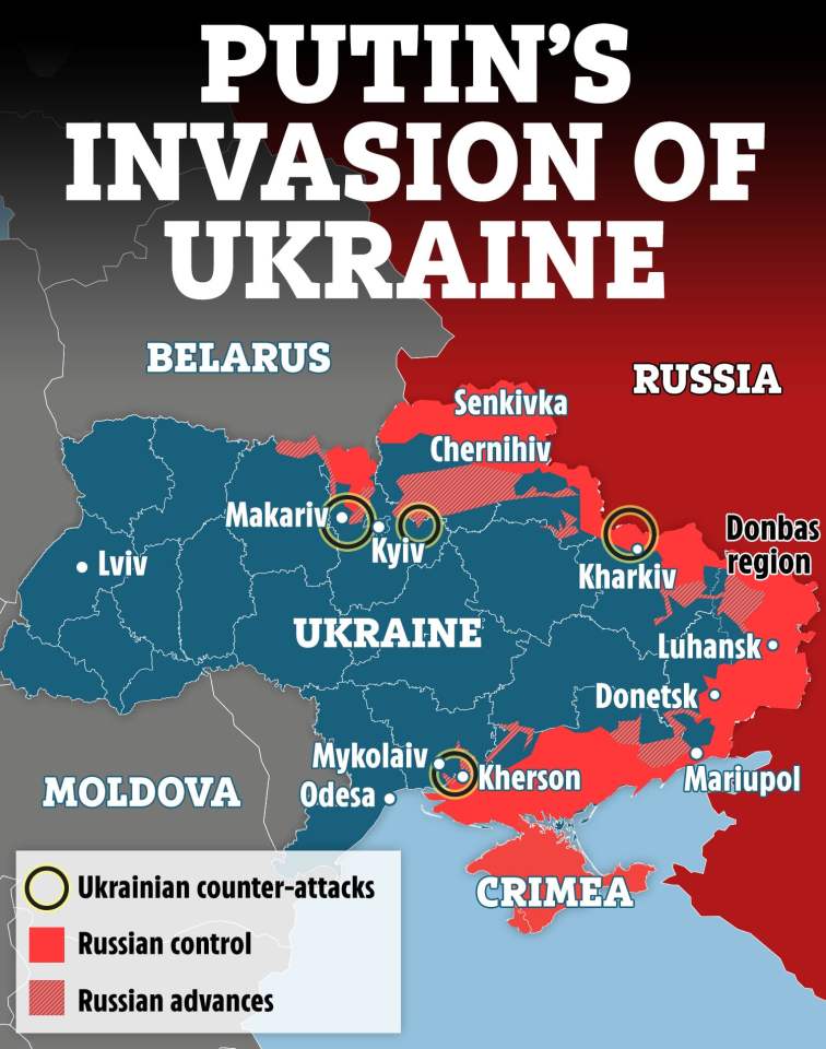 There are fears Putin's attacks will only grow deadlier as Ukraine fighters frustrate his troops at every turn