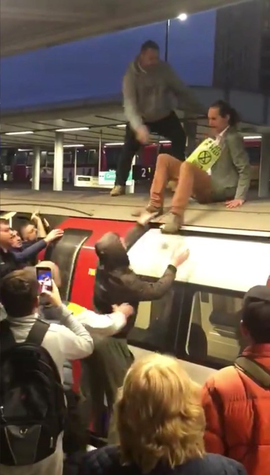 Mee was dragged on to the platform at Canning Town, East London, and kicked by commuters