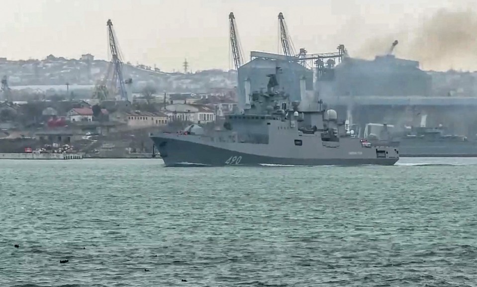 Ukrainian media claims a riot broke out onboard before a planned beach assault