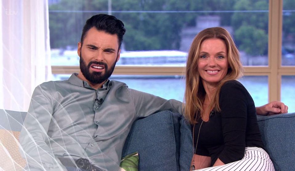 Rylan is good mates with "Ginger" Spice Geri Halliwell