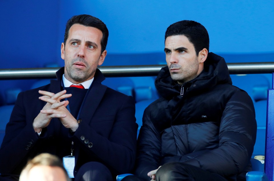 Edu and Mikel Arteta have a busy summer ahead