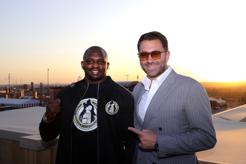 Eddie Hearn has backed Dillian Whyte to beat Tyson Fury