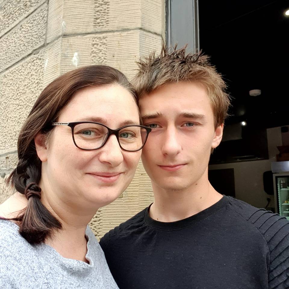 Kayleigh, pictured with son Tyler, won't have energy drinks in the house now