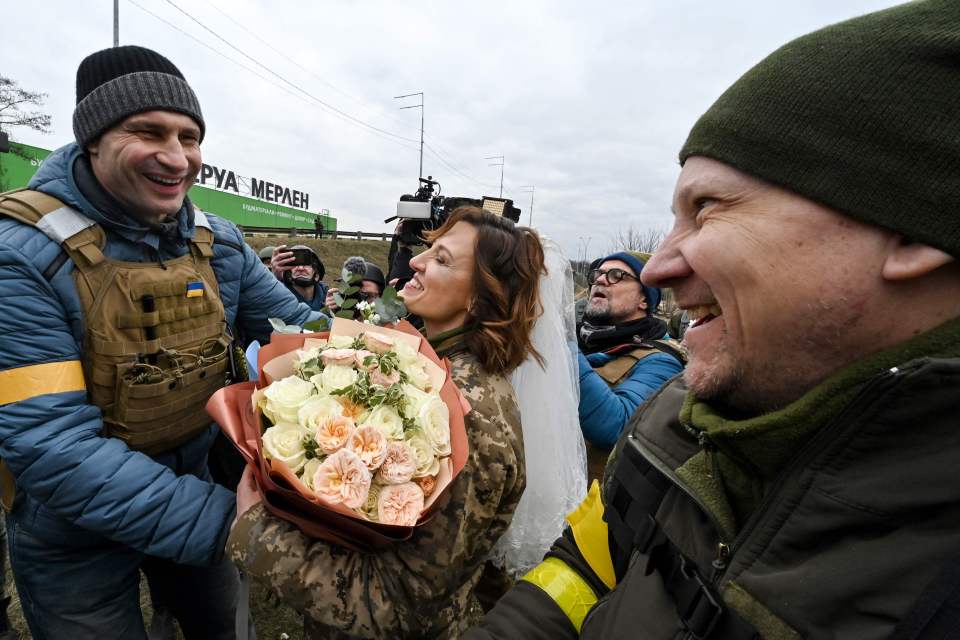 Vitaly was witness to an improv wedding