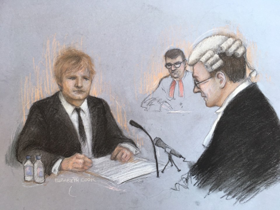 The singer denied he 'borrows' ideas from unknown songwriters without acknowledgement