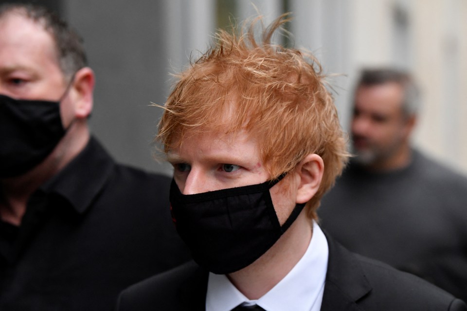 The singer is accused of nicking the chorus from another song for hit Shape of You