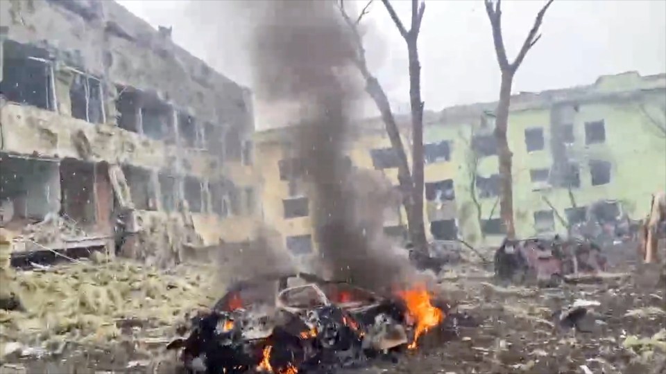 The airstrike has left seventeen people injured