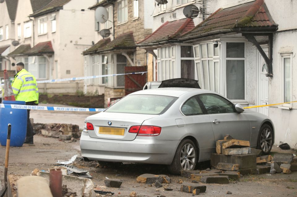 A man in his 30s has died after being hit by a BMW